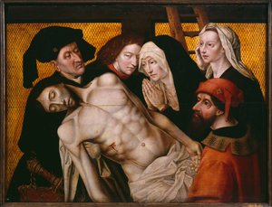 El Descendimiento de la Cruz, c.1525 de Hugo van der Goes
